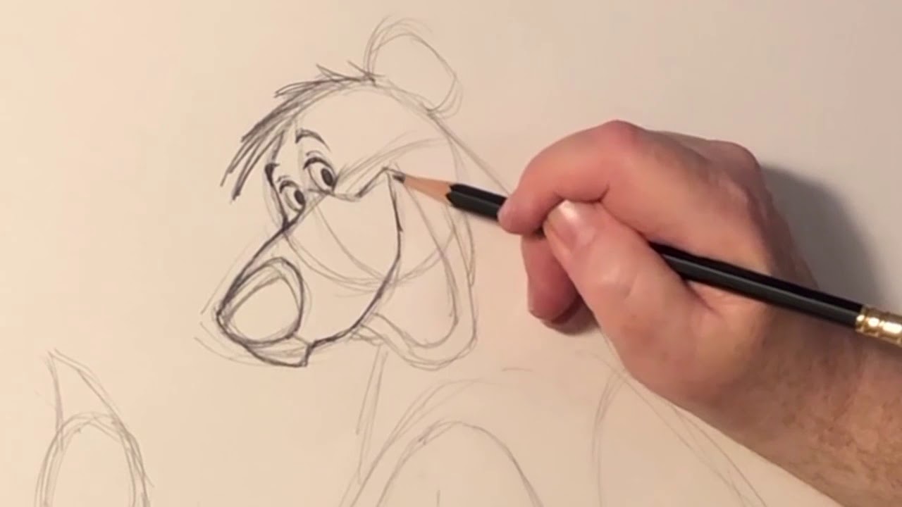 Disney Magic Moments | How To Draw Baloo from The Jungle Book! | Official Disney UK