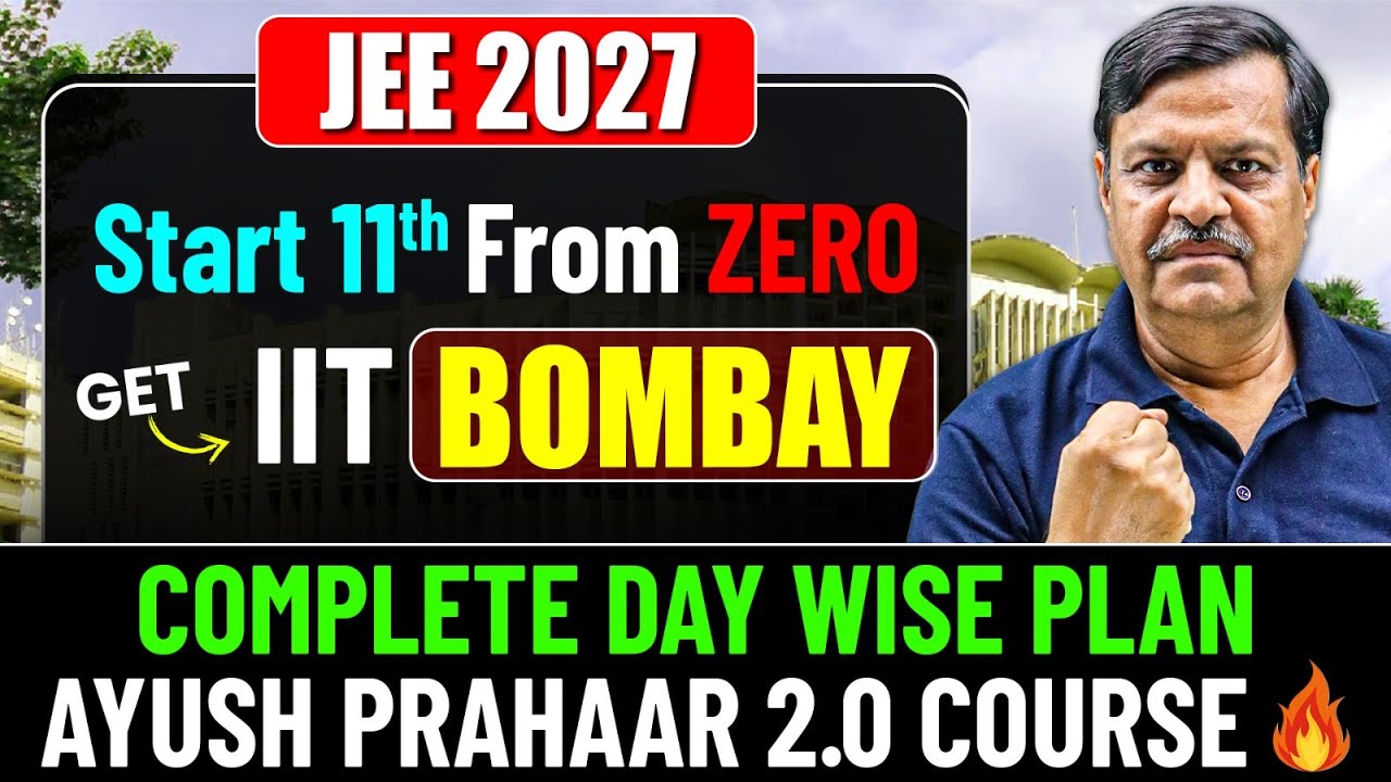 JEE 2027 : Ultimate 1 Year Planner 💪🏻⚡| Topper Timetable | 11th Wasted to IITian 🔥| eSaral