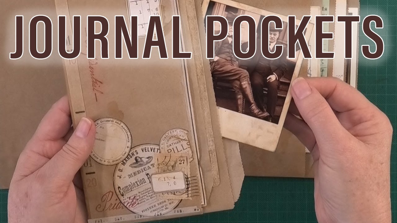 Paper Bag Pocket for junk journals #junkjournalideas