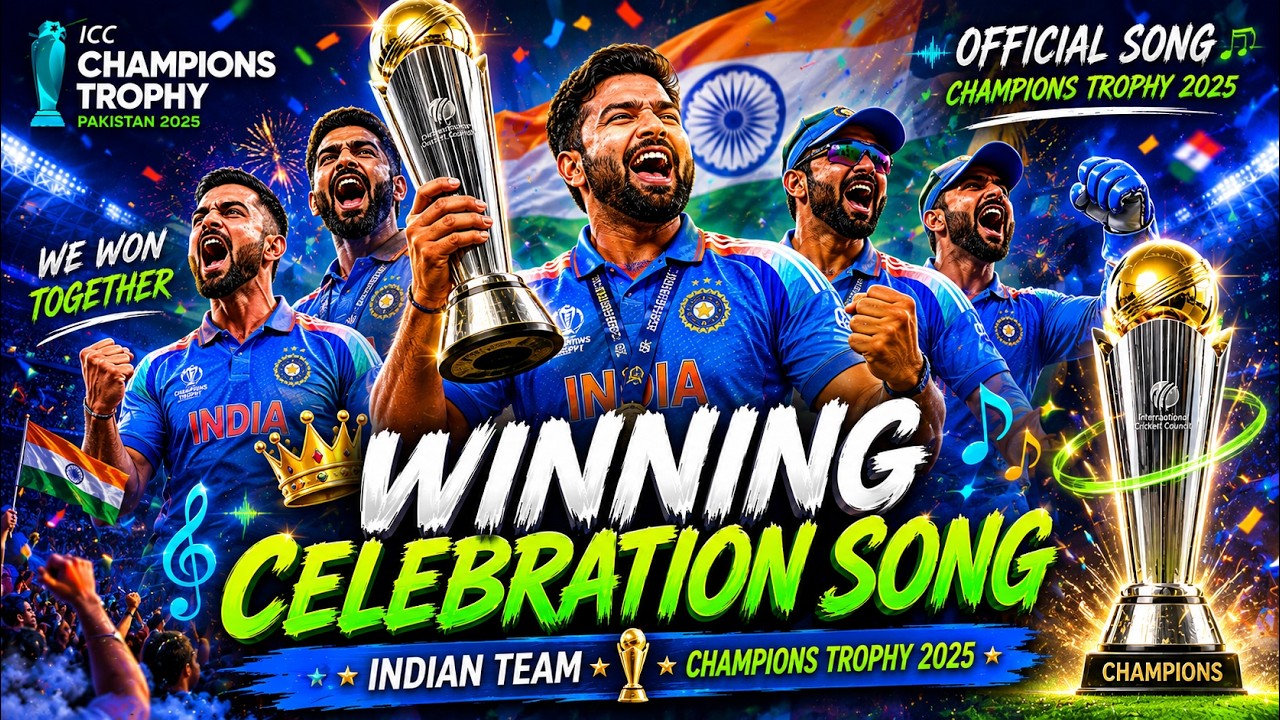 Indian Team Song for Champions Trophy 2025 | Champions Trophy 2025 Song | Champions Trophy 2025