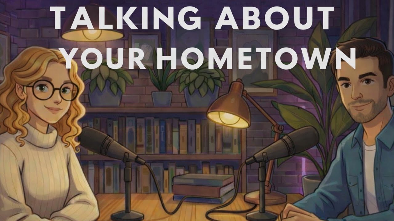 How To Talk About Your Hometown| English Conversation Practice 