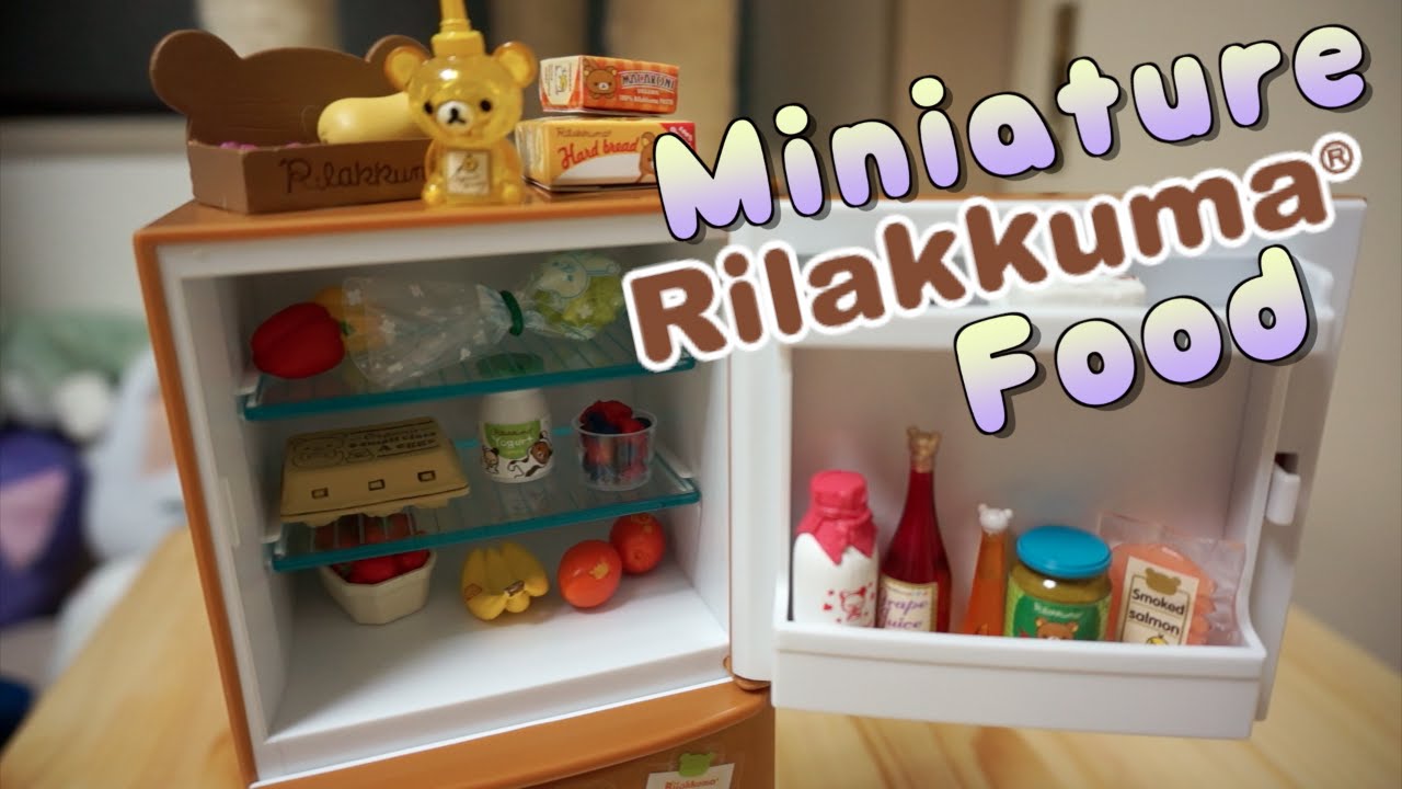 Rilakkuma Re-Ment Fridge + Natural Market Full Set [Unboxing & Close ups]