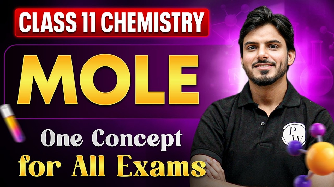 Mole Concept Class 11 | Some Basic Concepts of Chemistry Class 11| Chemistry Chapter 1 By Aakash Sir
