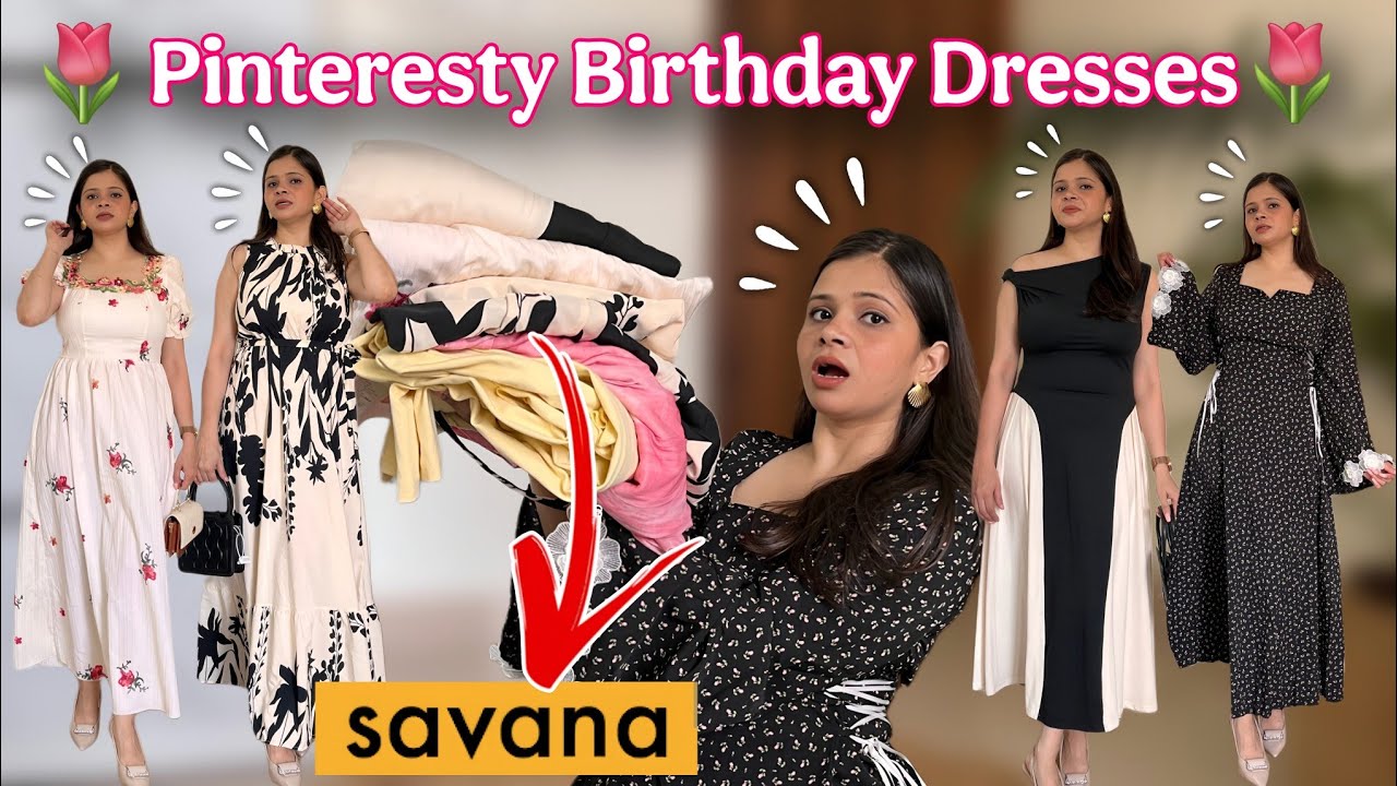 Prettiest Savana Birthday Dresses Haul🌷| Pinteresty Dresses Under Budget ☺️| #savana #birthday 