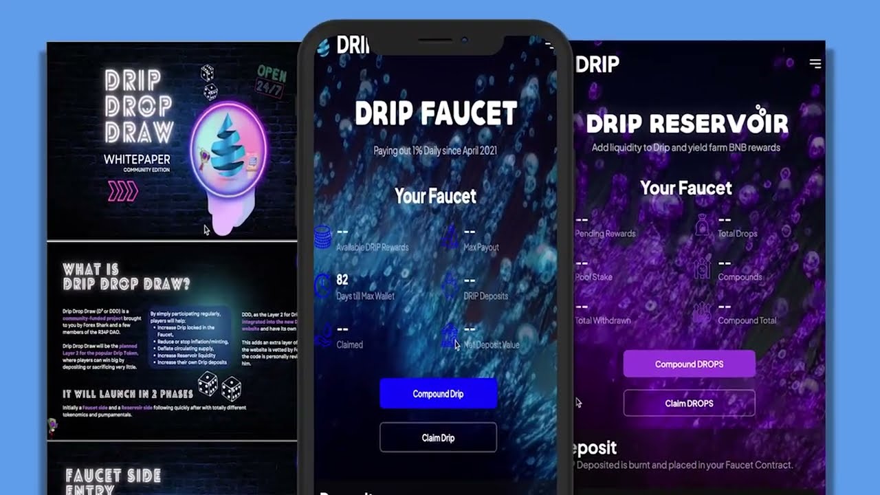 Drip Network NEW UI Glimpse from Bartertown of Drip | Passive Income | King of Defi