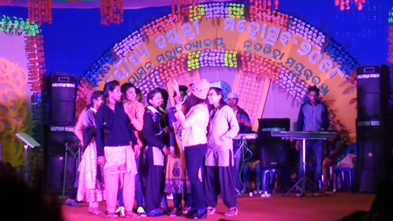 Aseema Panda Rocking On The Stage Of Meghasan College,Nudadiha (Silver Jubilee-2018)