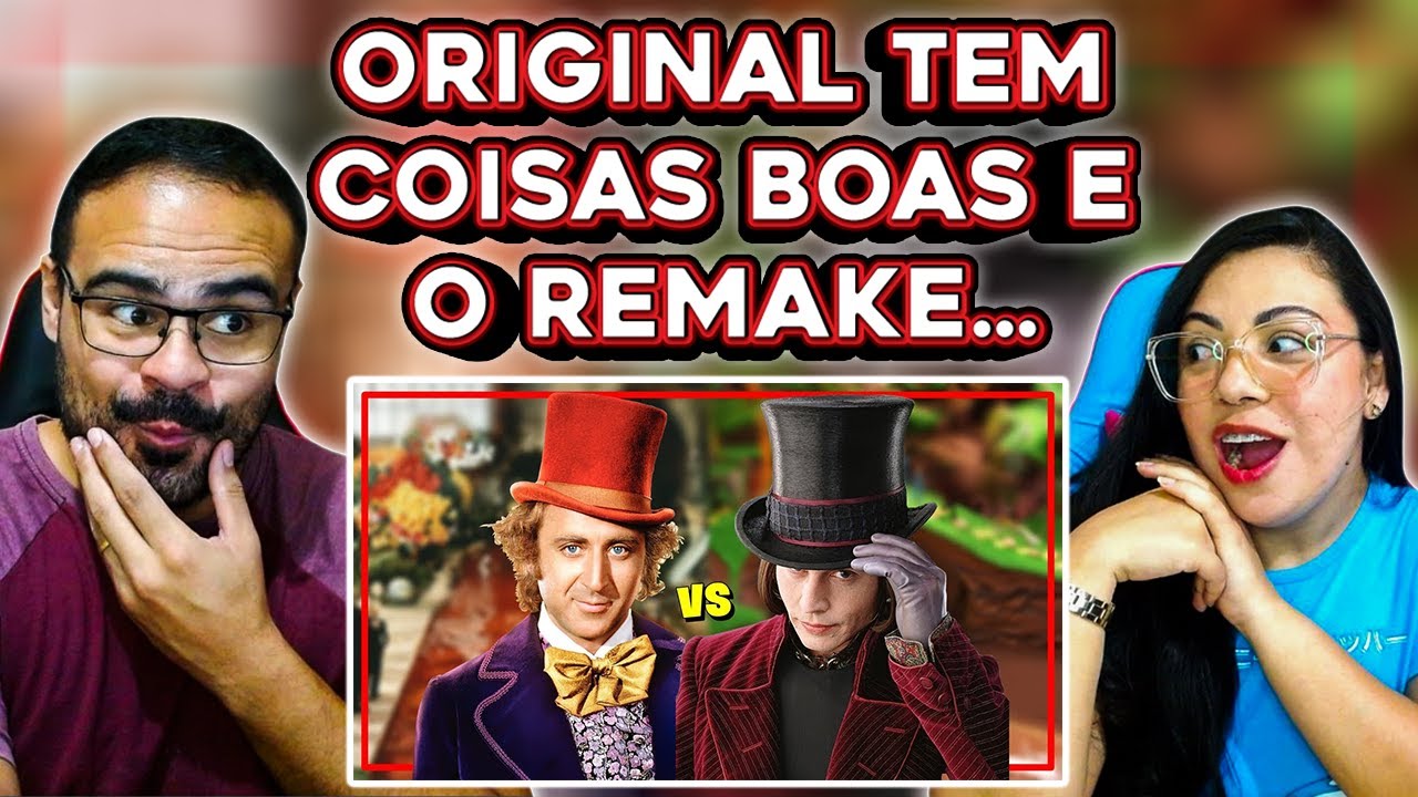 REACT CLARK | Willy Wonka e A Fantástica Fábrica de Chocolate | Original VS Remake