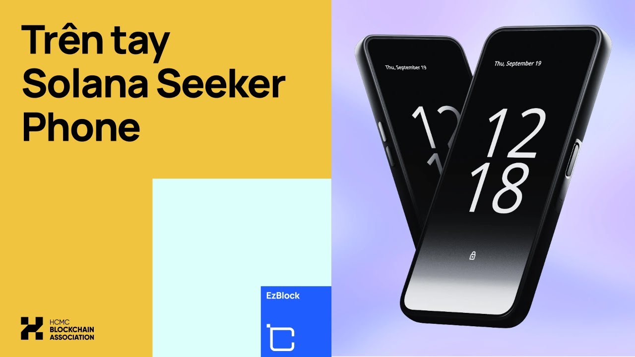 Nhận được AIRDROP khủng nếu sở hữu chiếc điện thoại n&agrave;y | Tr&ecirc;n tay Solana Seeker Phone