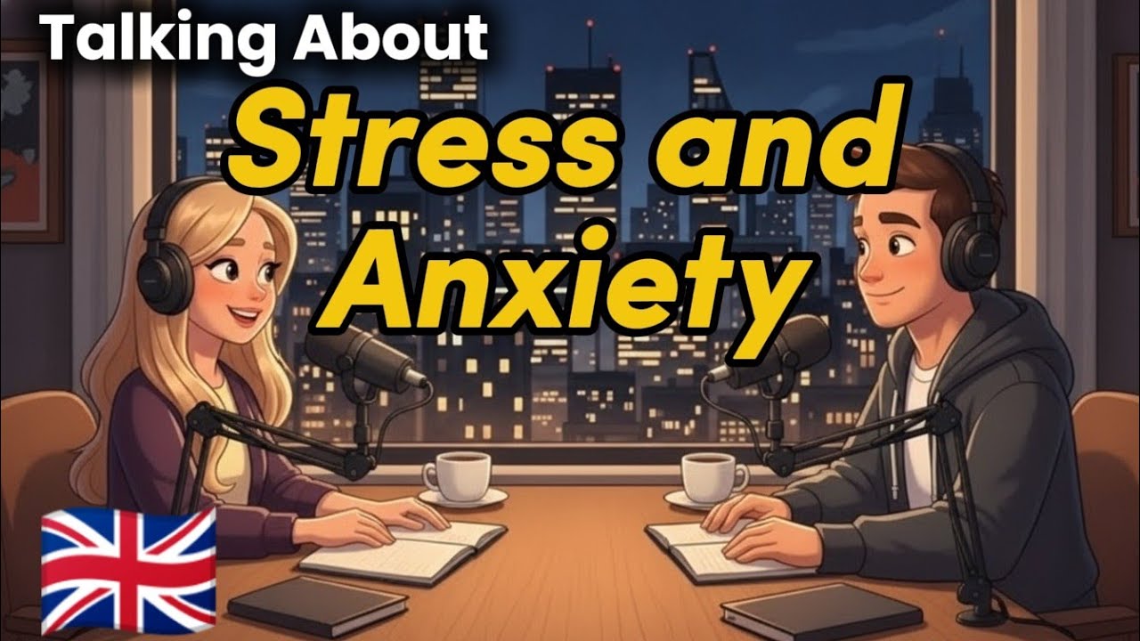 How to Talk About Stress and Anxiety in English| Real Life English Conversation|daily English Talks 