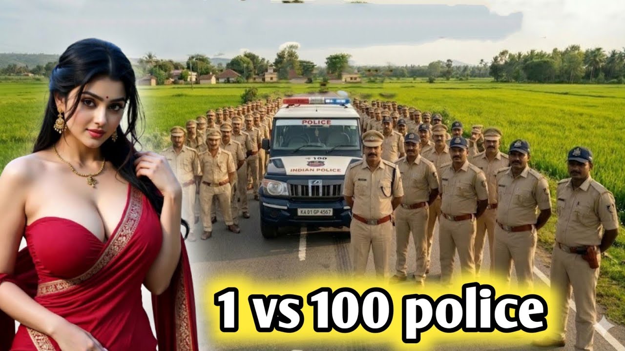 A single woman from the village overpowered the police inspector. viral#story 