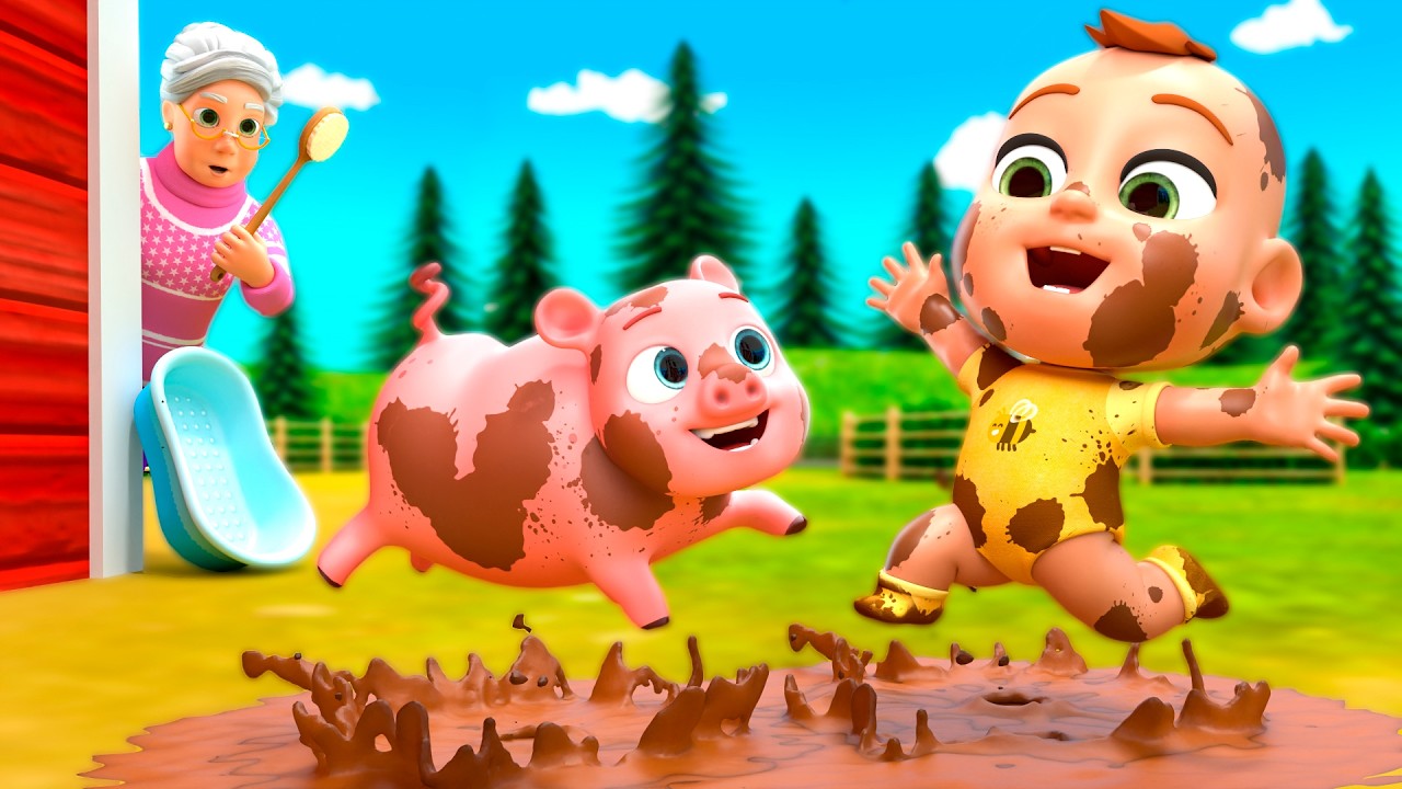 Farm Bath Song | Newborn Baby Songs & Nursery Rhymes