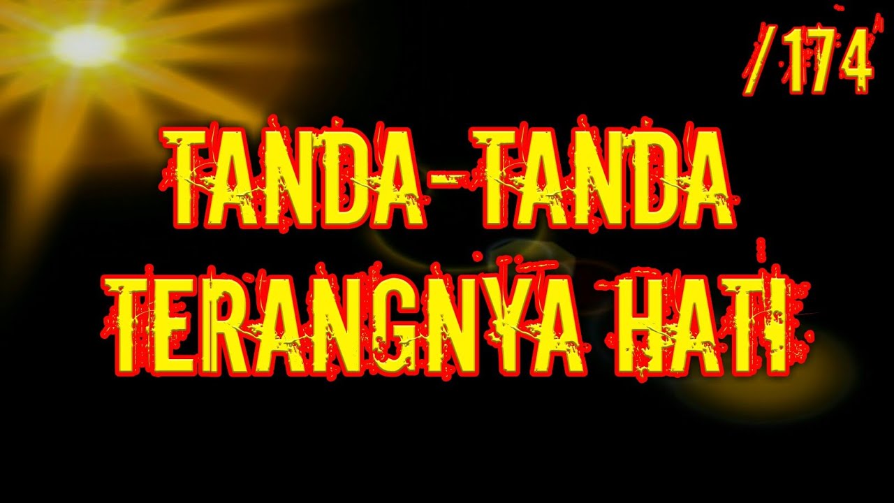 174 TANDA-TANDA TERANGNYA HATI - Kajian Kitab Al Hikam Oleh KH Yazid Bustomi (Pasuruan)