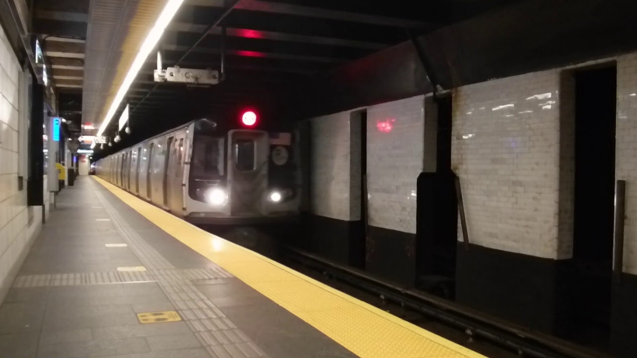 BMT 4th Avenue Line: Manhattan-bound R160B Siemens N Train@Prospect Avenue