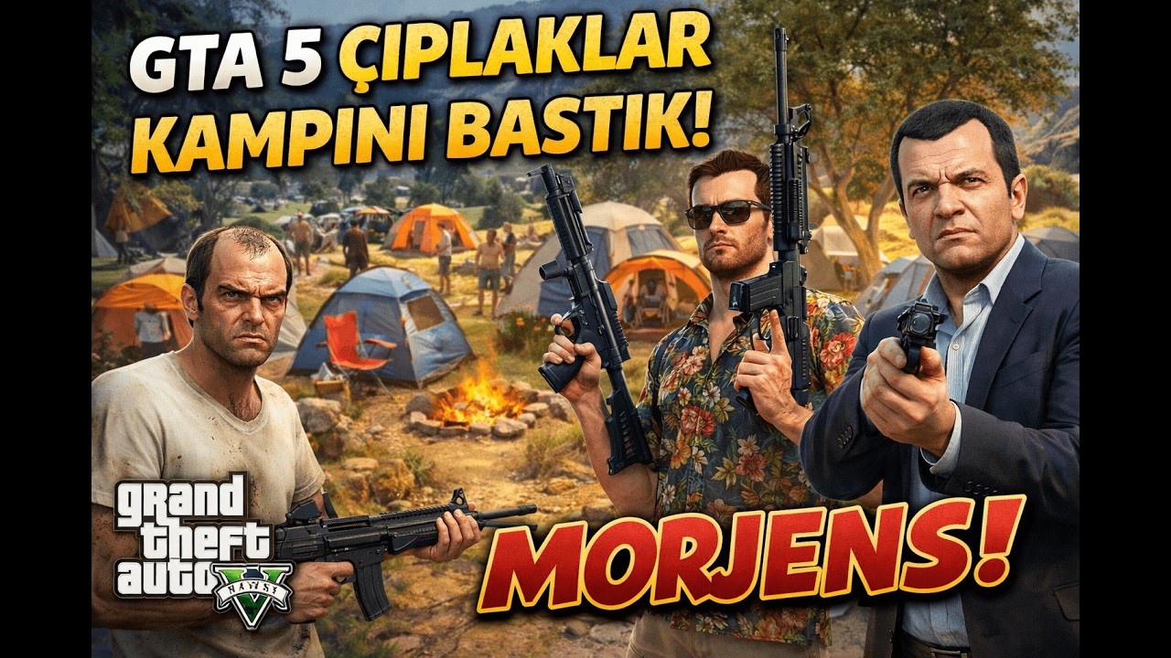 GTA 5’TE GİZLİ KAMPI BASTIK! OLANLARA İNANAMADIK 😂#gta5