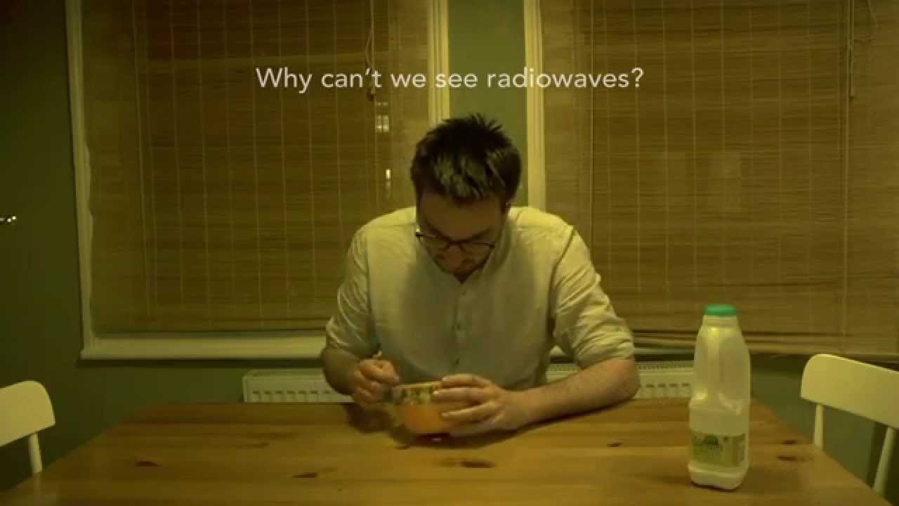 Why can't we see radio waves?