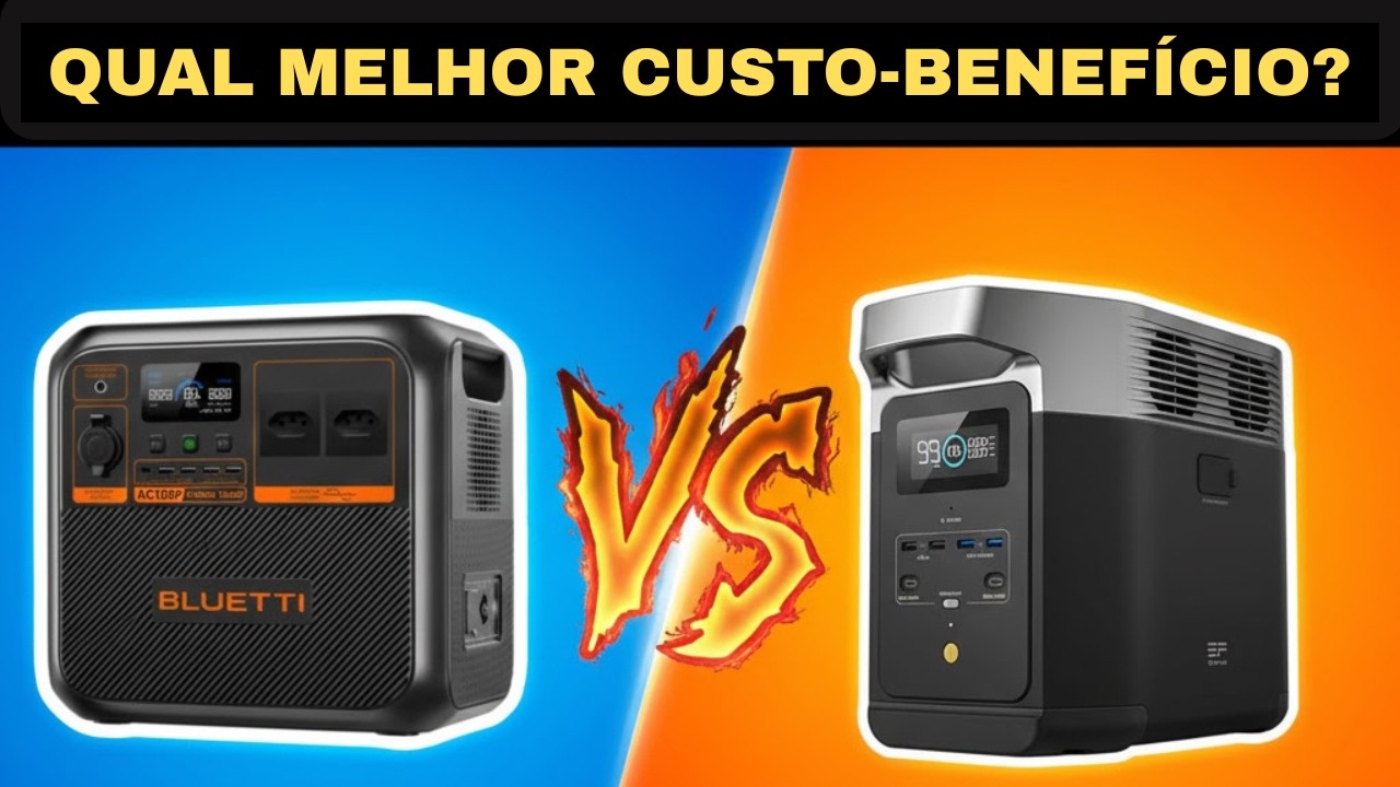 Bluetti vs EcoFlow: NÃO COMPRE antes de ver este vídeo!