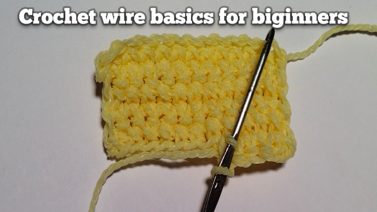 Crochet wire basics for biginners in Kannada || crochet wire bag in Kannada || crosha wire bag ||