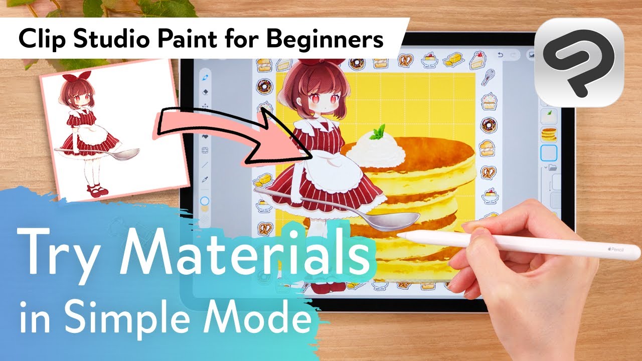 Try Materials in Simple Mode! | Clip Studio Paint for Beginners