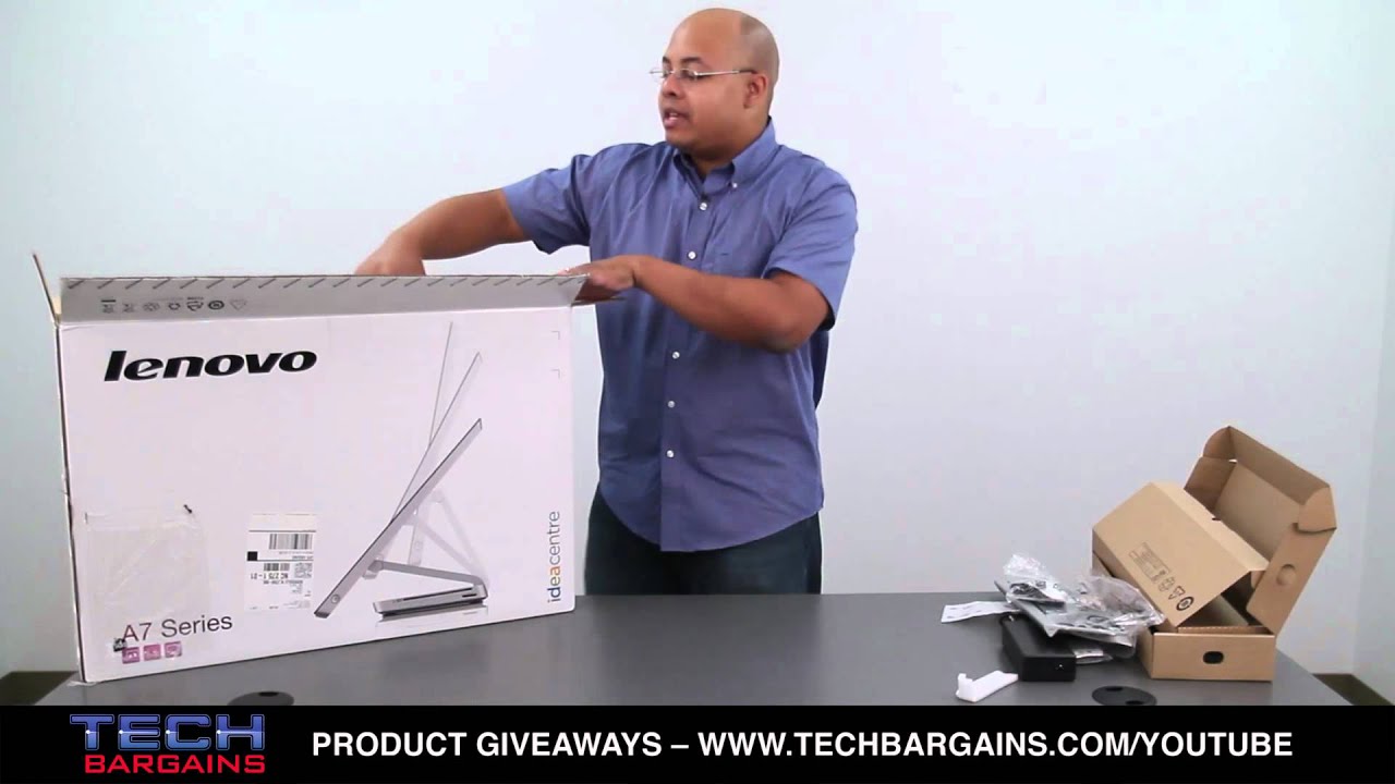 Lenovo IdeaCentre A720 All In One Desktop Unboxing (HD)