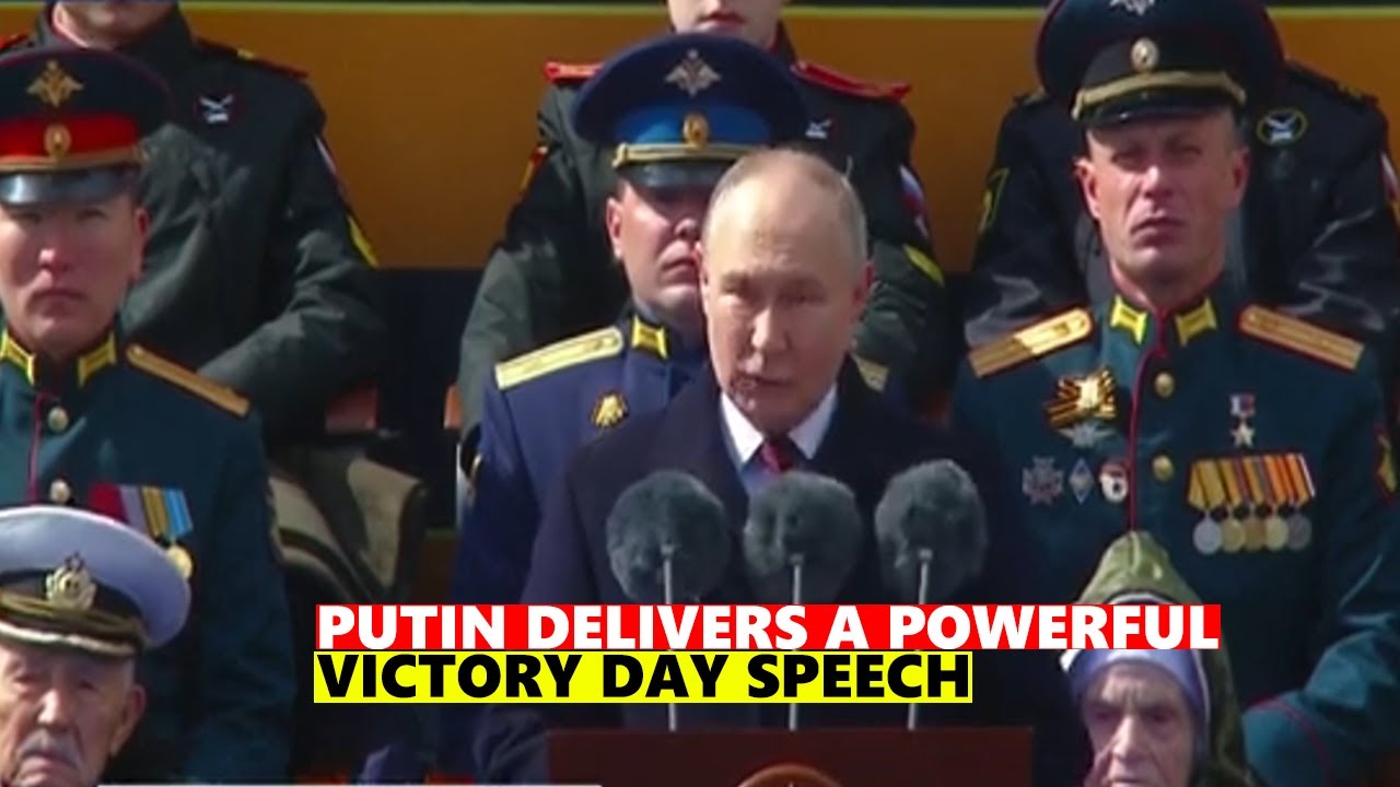 Putin delivers a powerful speech at the 79th Victory Day Parade in Russia