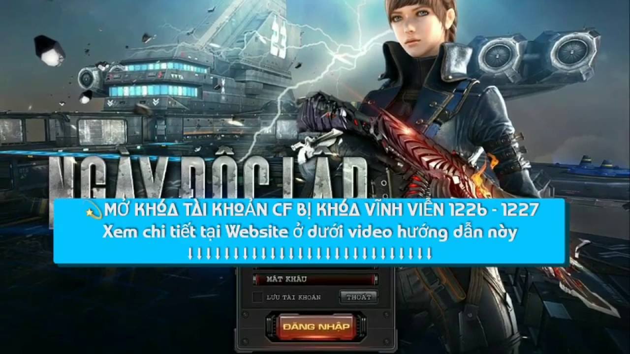 Mở kh&oacute;a t&agrave;i khoản cf bị kh&oacute;a - CF.VTCGAME.VN