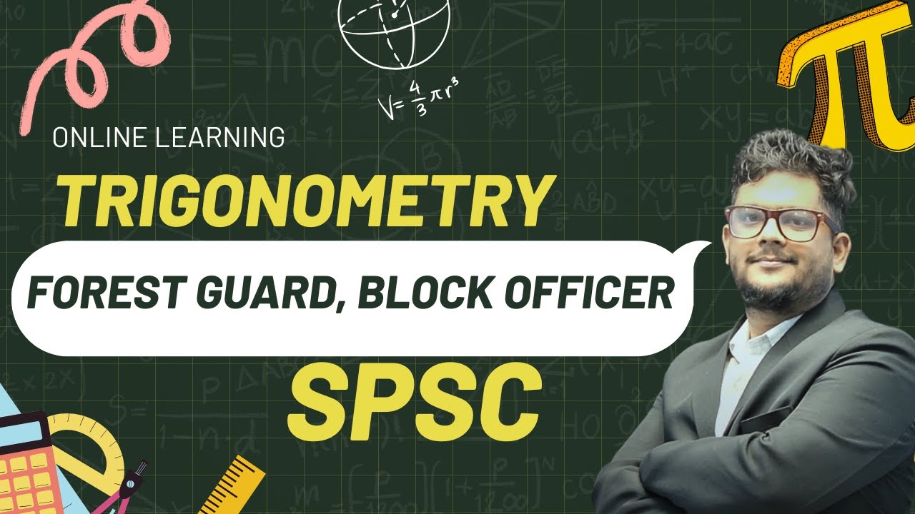 Trigonometry Lecture | SPSC Forest Guard & F-Block Officer Math Preparation | Easy Tricks & MCQs