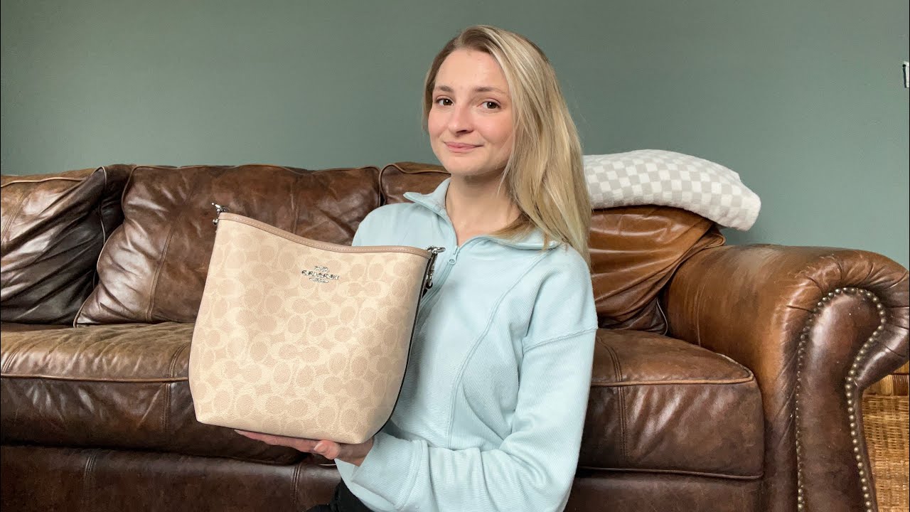 Coach city bucket bag review, and what’s inside.