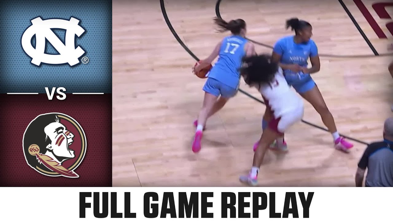 North Carolina vs. Florida State Full Game Replay | 2025-26 ACC Women's Basketball