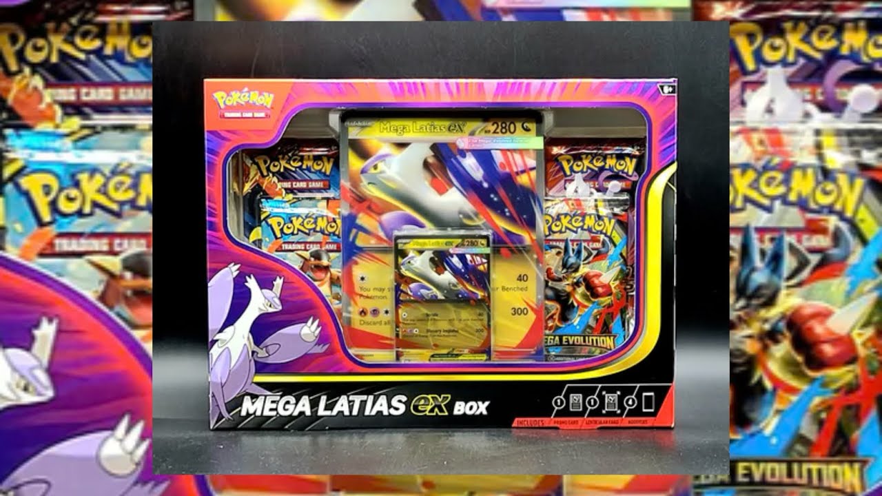 Opening Mega Evolution Mega Latias Ex Box!.