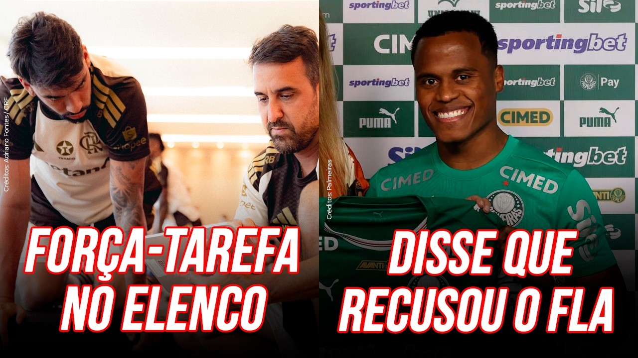 FLAMENGO FAZ FORÇA-TAREFA NO NINHO PARA DEIXAR ATLETAS BEM FISICAMENTE | JHON ÁRIAS FALOU DO MENGÃO