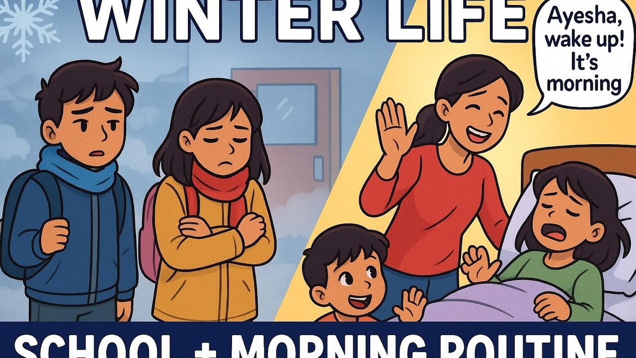 Winter Mornings & School Life Be Like… 🥶📚 | Funny Desi Routine