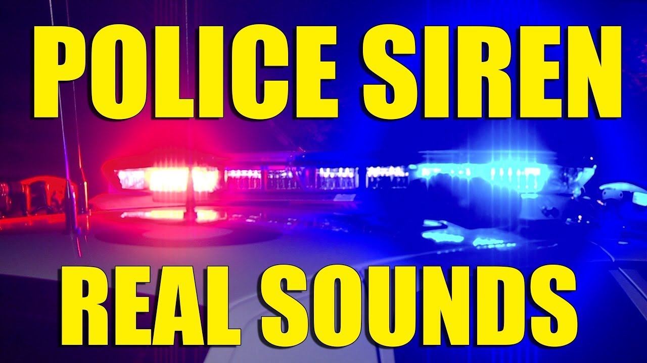 1 Hour flashing police siren for chase or Extreme/Red-Blue siren with excellent 3D sound
