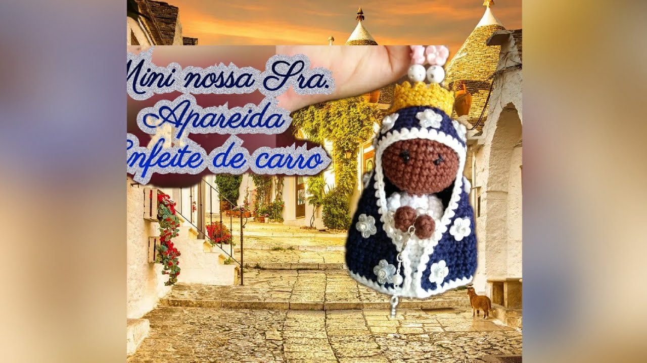 Nossa Sra. Aparecida ( enfeite pra carro)