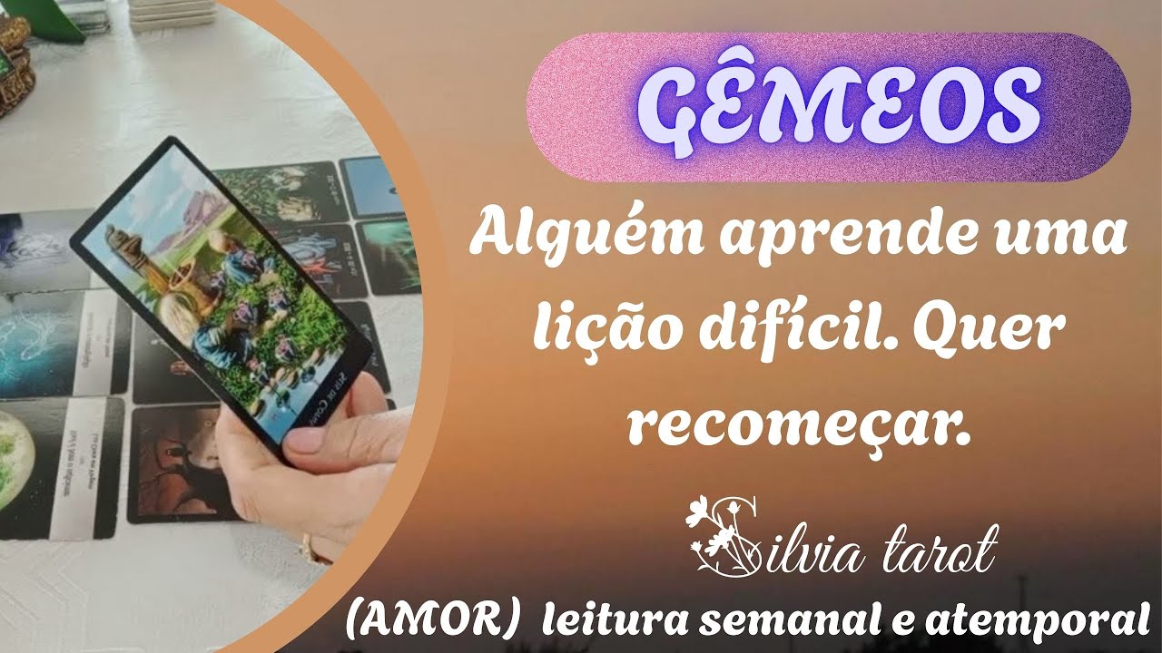 GÊMEOS ♊ Alguém aprende uma lição difícil ❤️ Deseja um recomeço (Forte conexão)