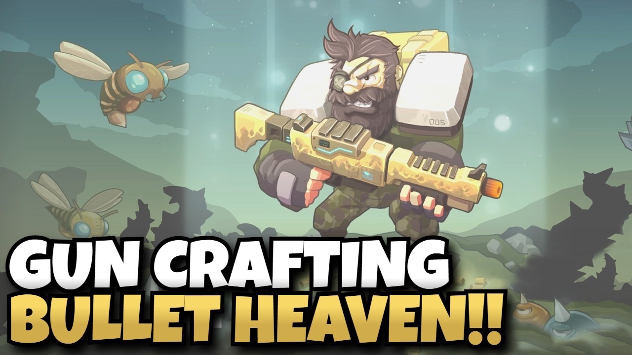 Highly Anticipated Gun Crafting Bullet Heaven! | NIMRODS: GunCraft Survivor