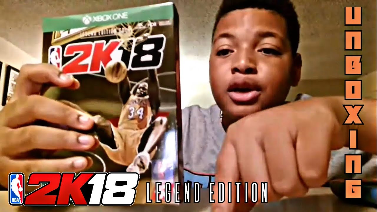 NBA 2K18 SHAQ LEGEND GOLD EDITION UNBOXING!!!!