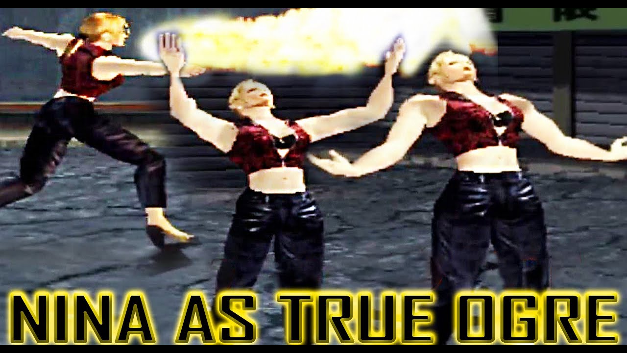 [TAS] Nina With True Ogre's Moves Gameplay - Tekken 3 (Arcade Version) (Requested)