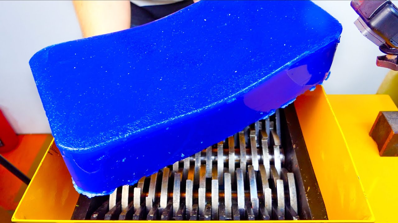 Jelly VS Shredding Machine! Awesome Video!