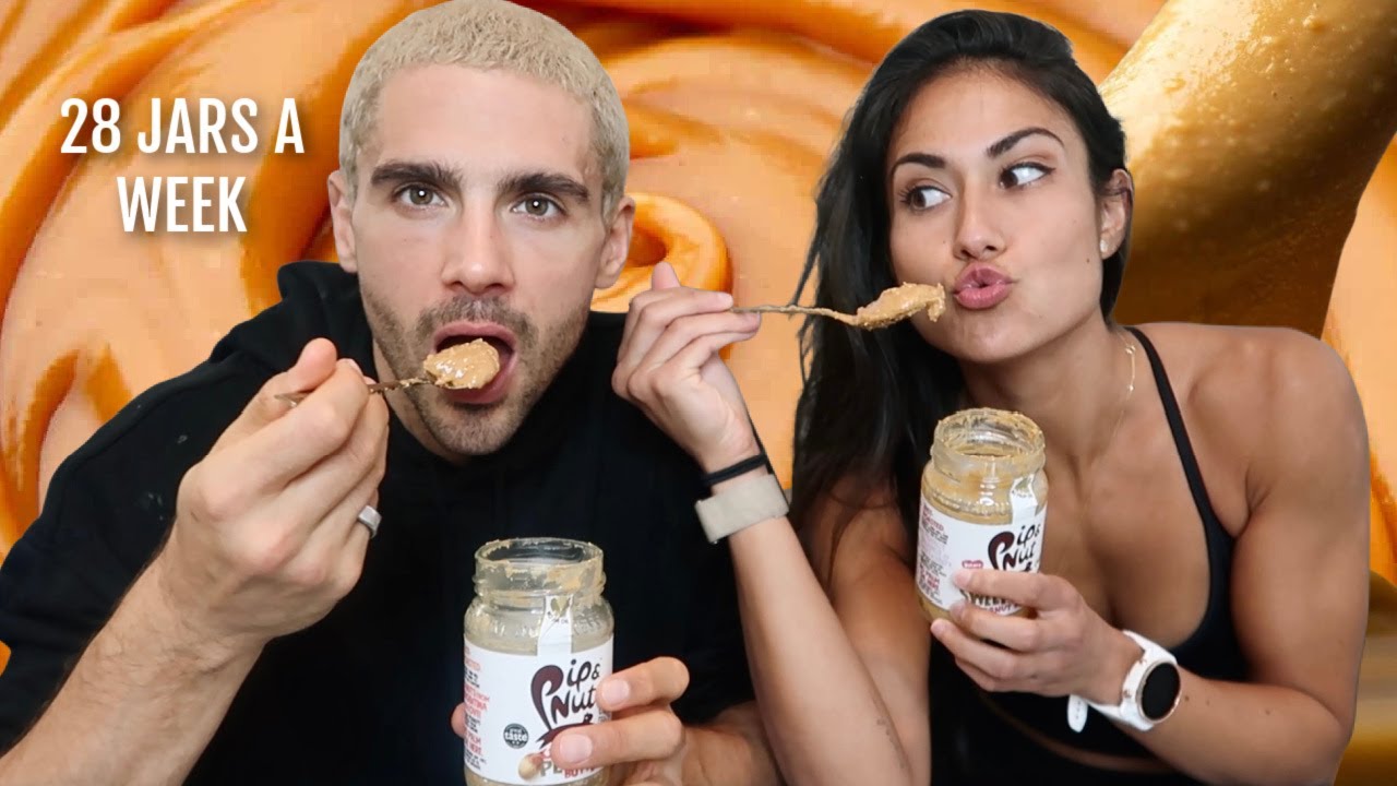 Our Strange Addiction To Peanut Butter | Eating Whole Jars w Nuttyfoodiefitness 🥜