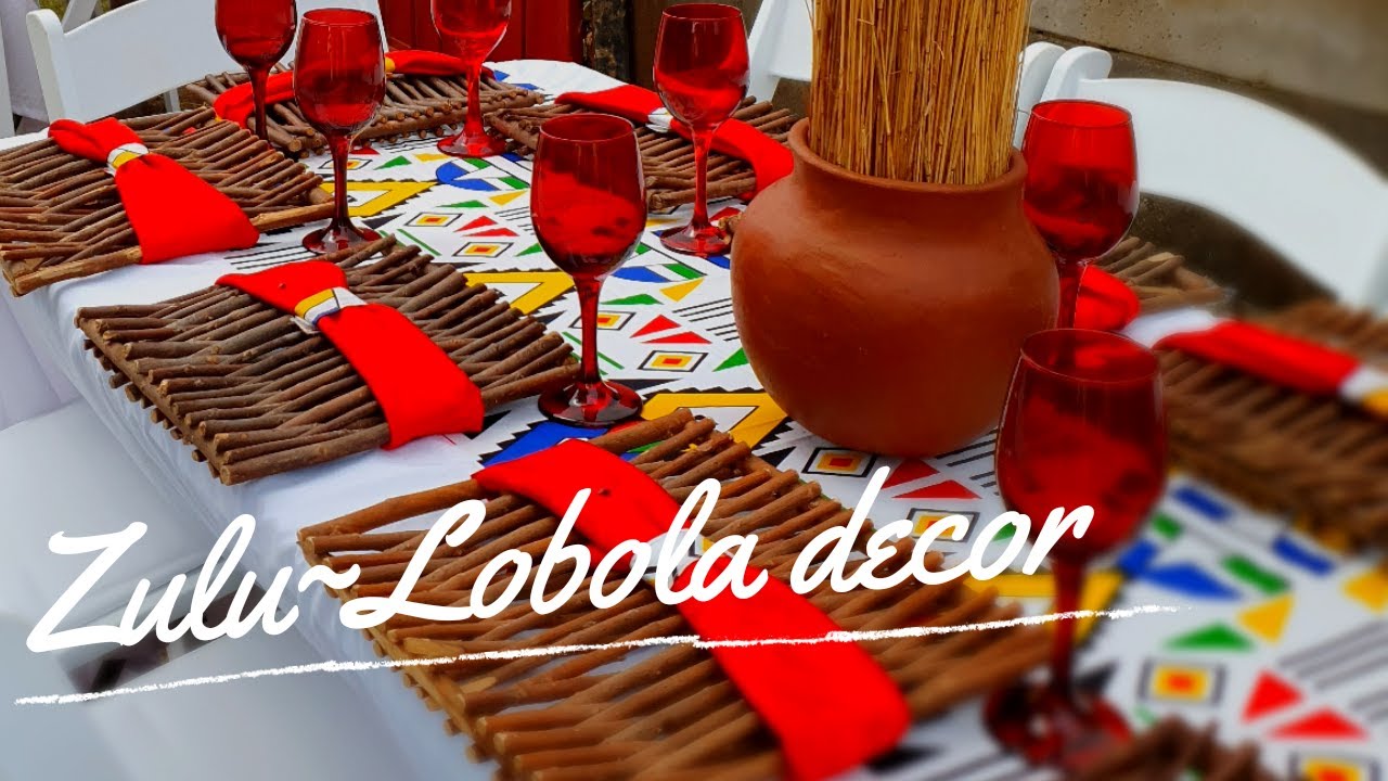 An Outstanding Zulu~themed Lobola Decor