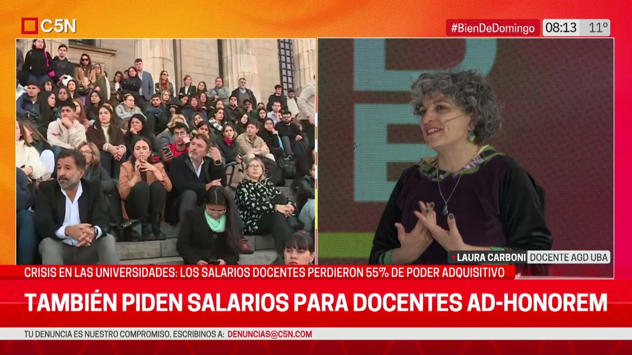 ENTREVISTA a LAURA CARBONI, DOCENTE de la UBA, por la CRISIS en las UNIVERSIDADES