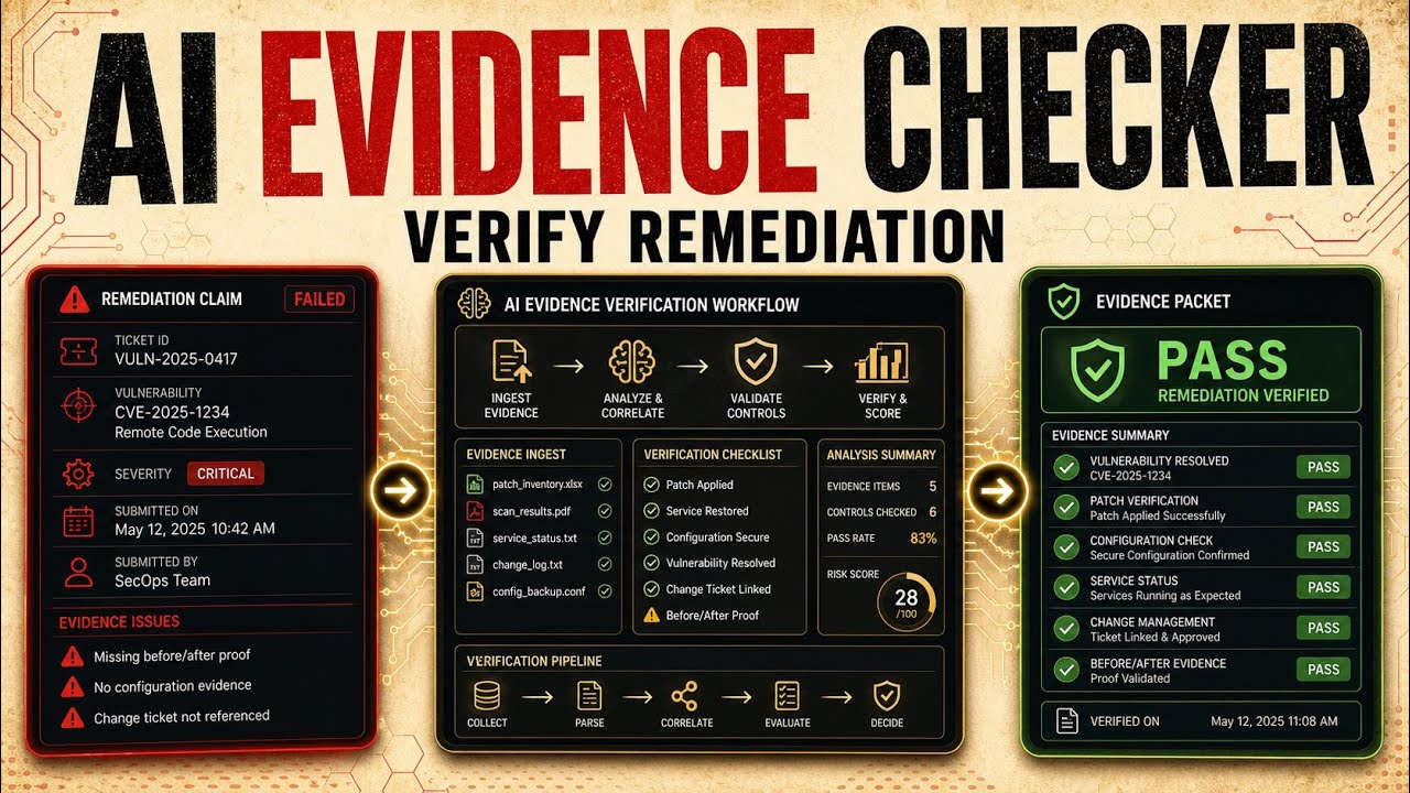 I Built an AI Agent That Verifies Remediation Evidence