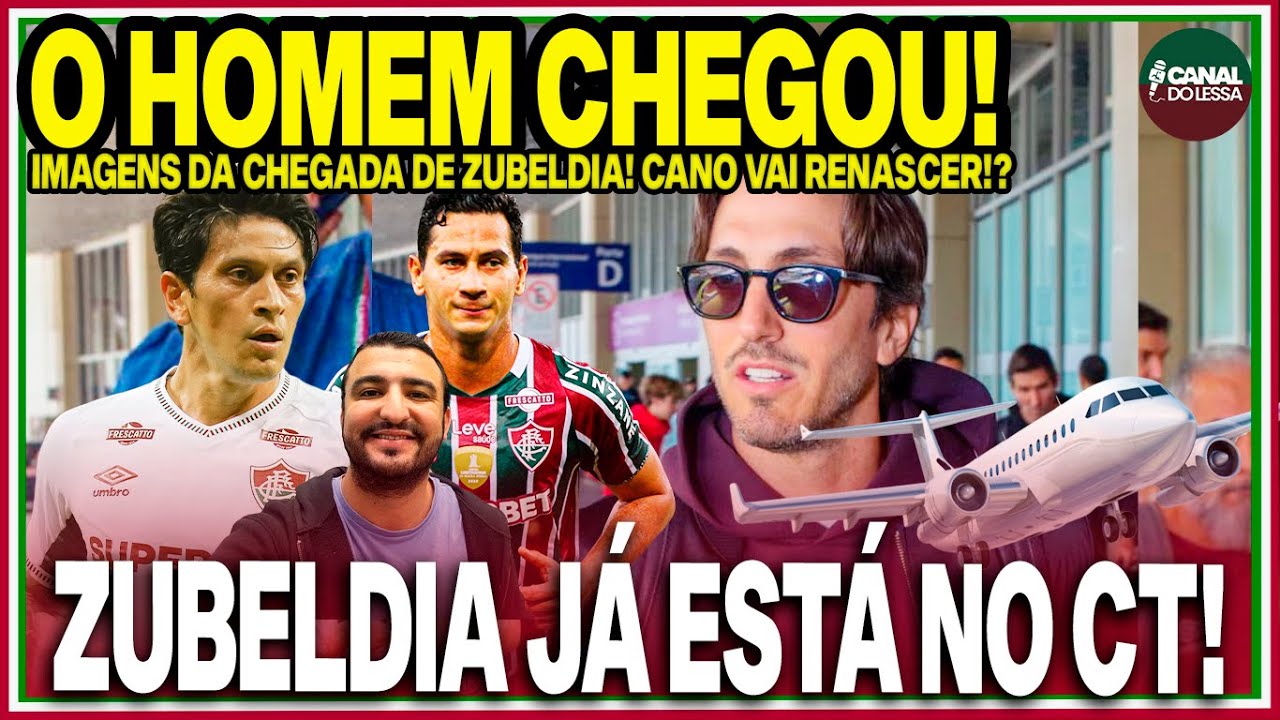 🚨ZUBELDIA CHEGOU E FALOU! JÁ FOI DIRETO PRO CT! IMAGENS DA CHEGADA! CANO PODE RENASCER NO FLU!?