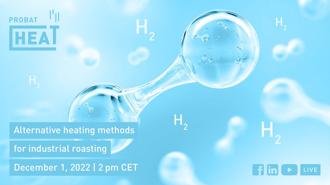 The PROBAT HEAT series: Alternative heating methods for industrial roasting