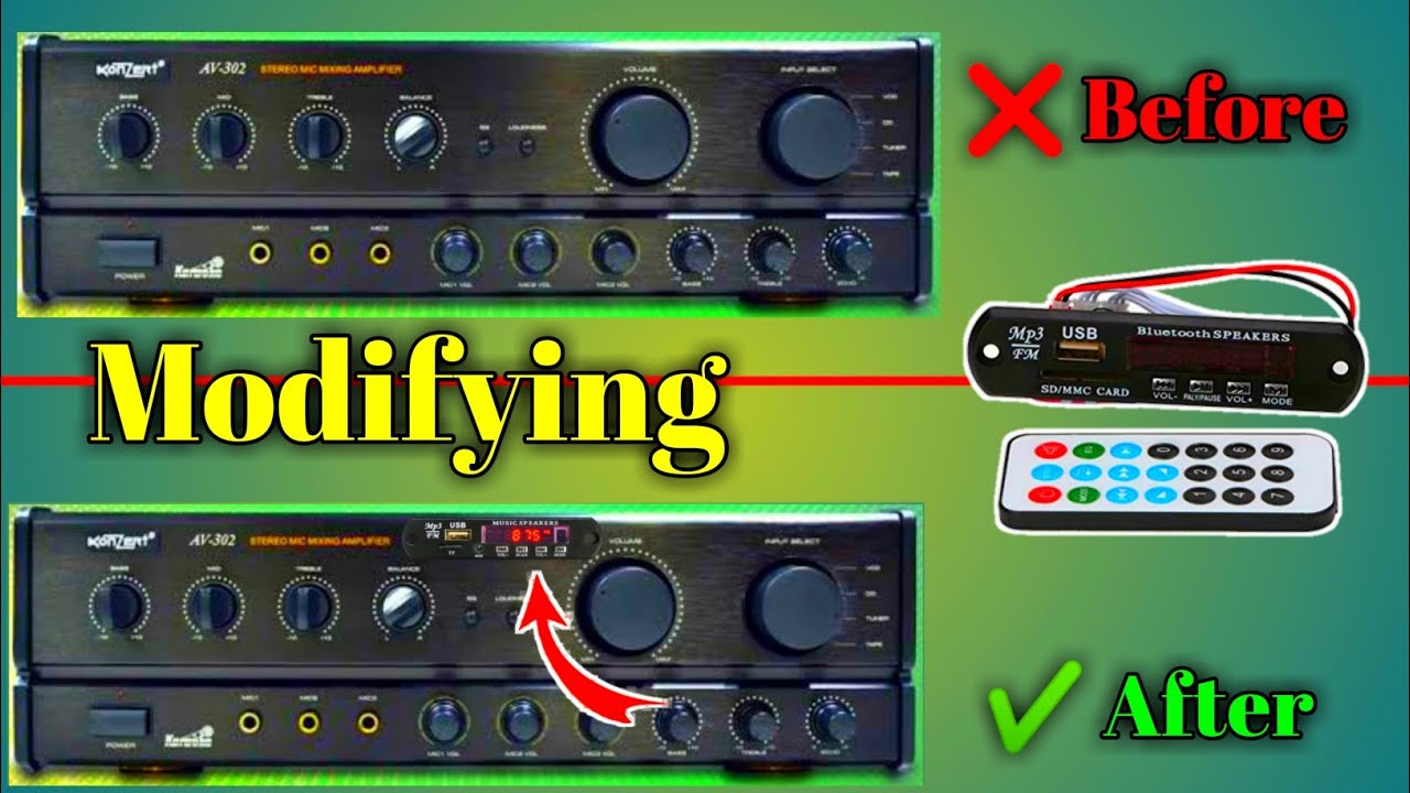 Modifying at pagandahin ang disign ng AV-302
