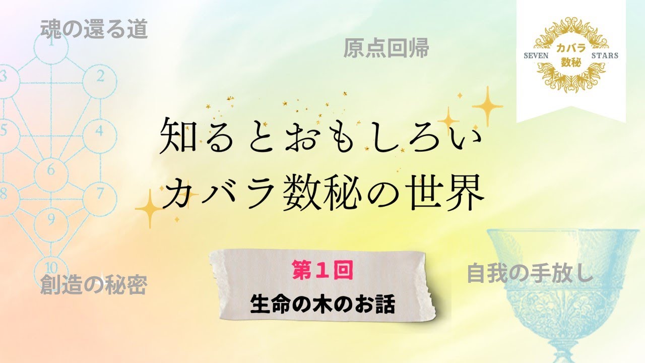 【カバラ数秘】カバラ数秘の必須知識”生命の木”の役割や見方を超分かりやすくご紹介します！　＊広告ナシでサクサクご覧いただけます＊