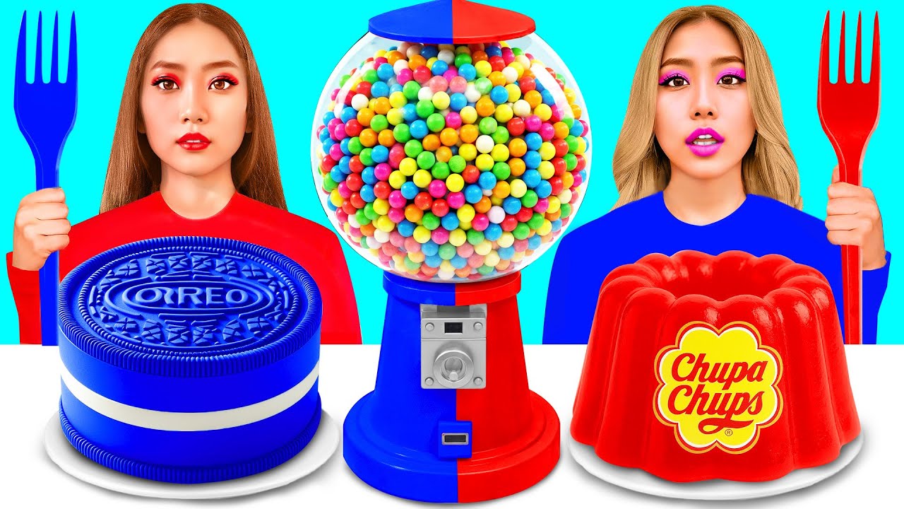 Kaugummi vs Schokoladen Essen Challenge | Lustige Kochtricks von ToonDO Challenge