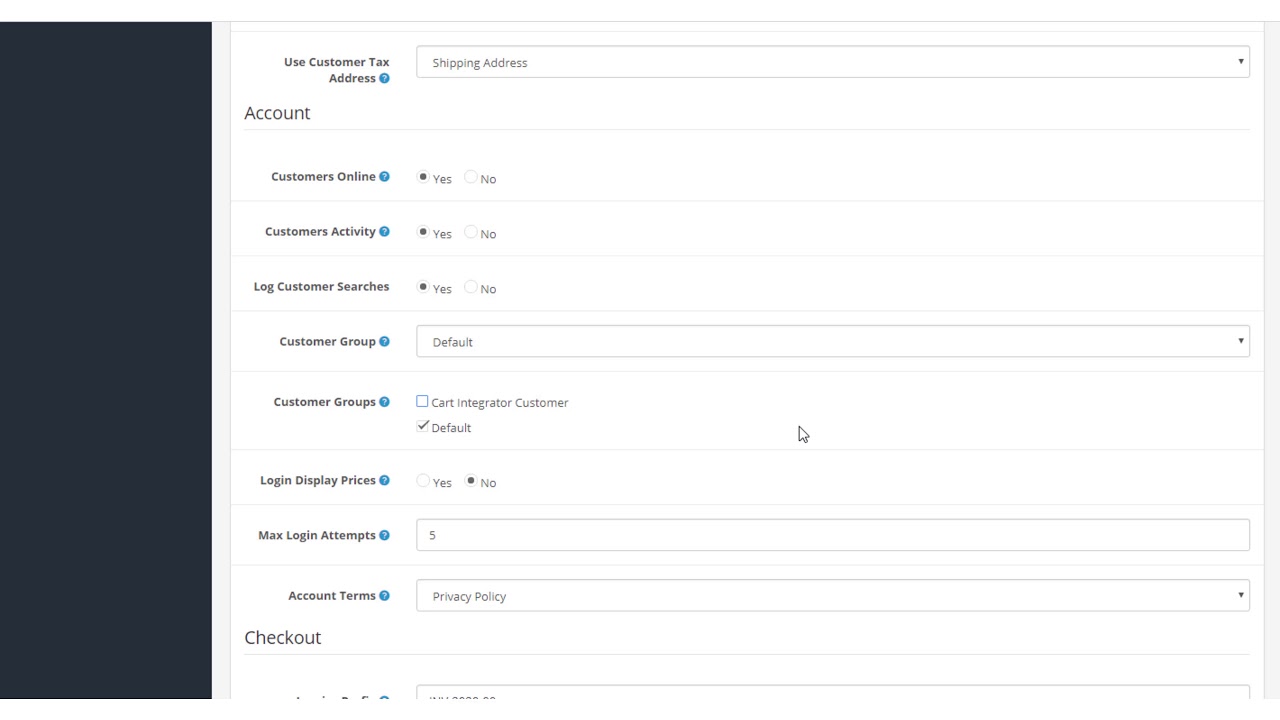Kartra GO E Commerce Store Settings - Option. Cart Integrator