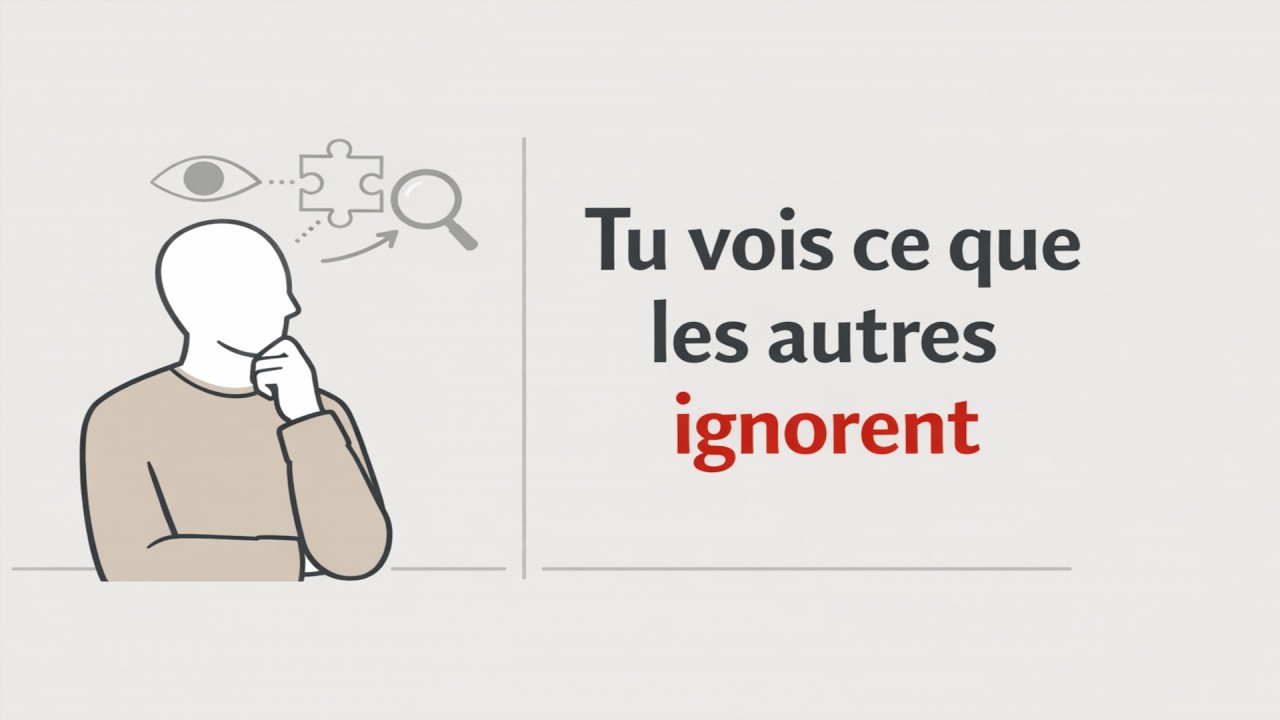 Pourquoi tu vois ce que les autres ignorent.