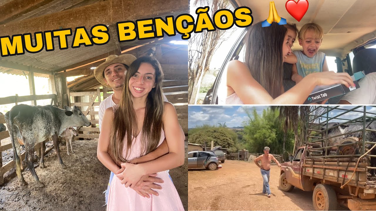 QUE BENÇÃO!! COMPRAMOS MAIS 2 VACAS PRO NOSSO RETIRO 🥰🙏